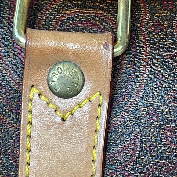 Etro Paisley Large Travel Duffel Duffle Bag Carryon - Picture 6 of 17